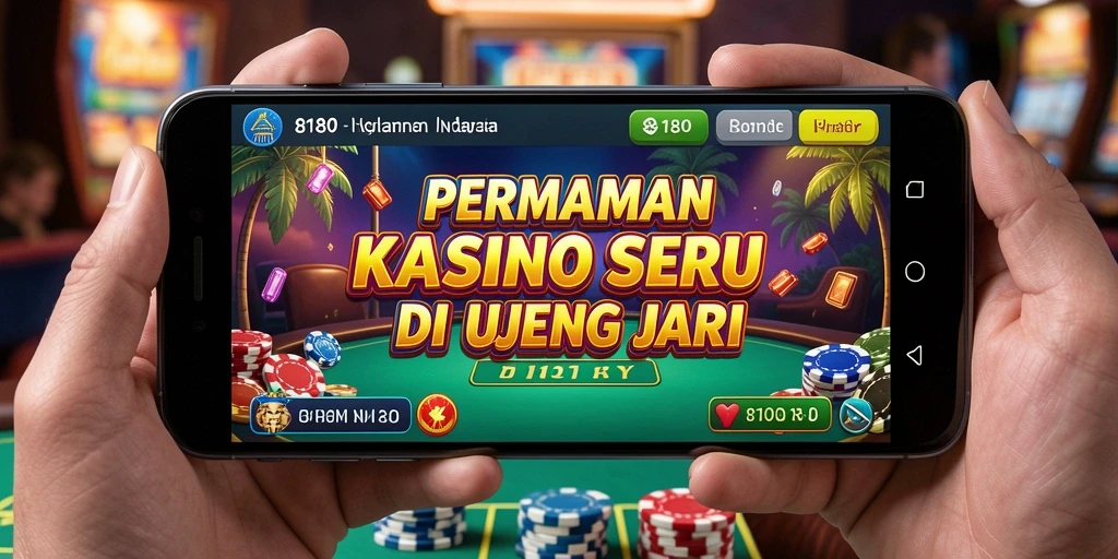 Tampilan gameplay Kasino yang mendebarkan dan interaktif.