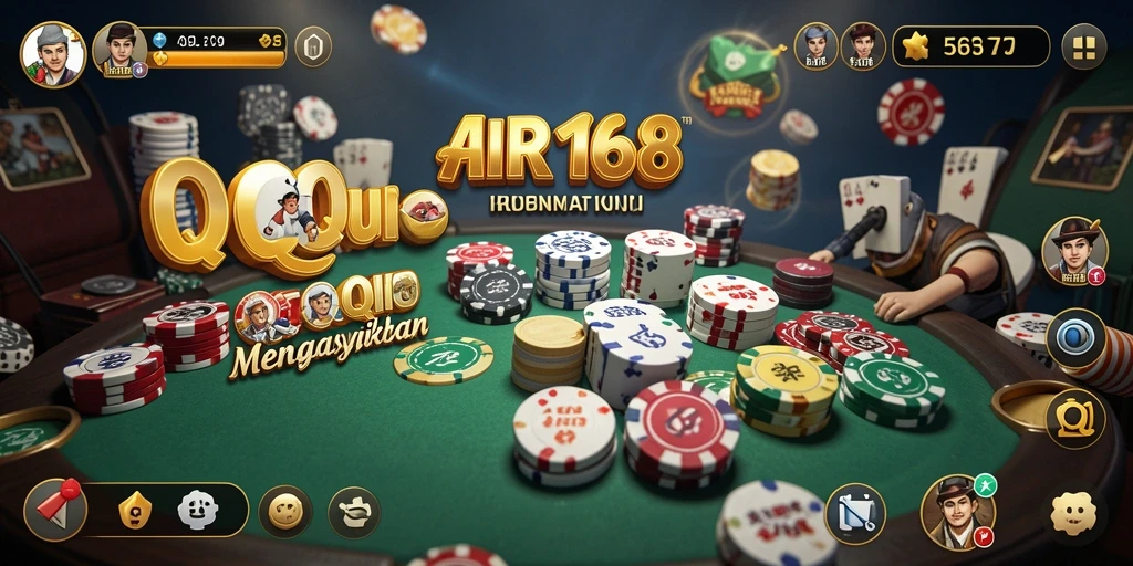 Screenshot gameplay AIR168 yang menarik dengan aksi QiuQiu.