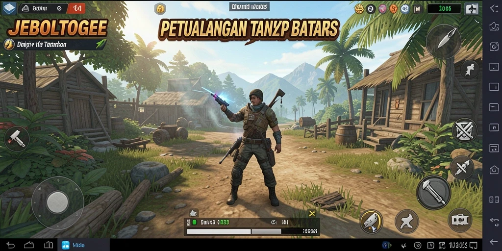 Gameplay JEBOLTOGEL yang menakjubkan dalam dunia terbuka.