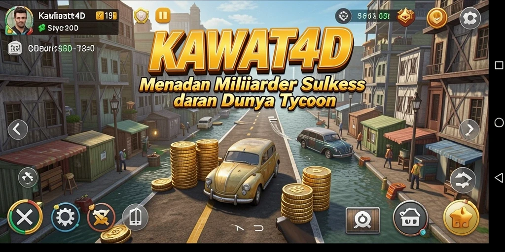 Tangkapan layar dari gameplay KAWAT4D yang menarik dan menantang.